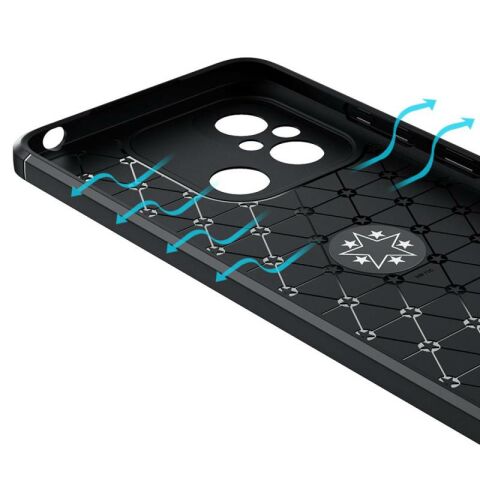 Xiaomi Redmi 12C Kılıf Patinda Ravel Silikon Kapak