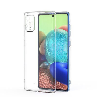 Galaxy A71 Kılıf Patinda Kamera Korumalı Süper Silikon Kapak
