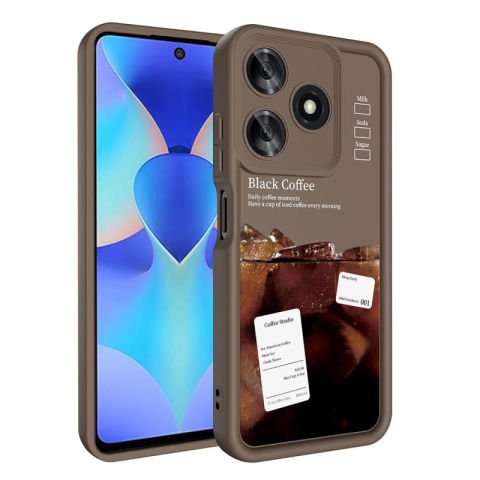 Tecno Spark 10 4G Kılıf Kamera Korumalı Baskılı Arka Yüzey Patinda Klas Kapak
