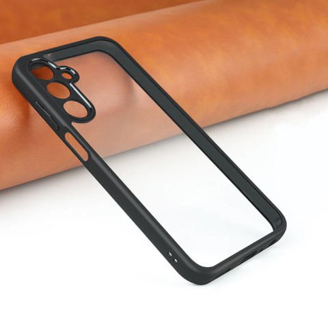 Galaxy A15 Kılıf Kamera Korumalı Şeffaf Arka Yüzey Patinda New Roll Kapak