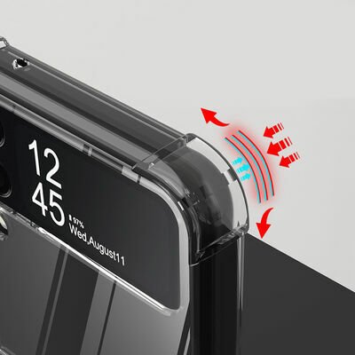 Galaxy Z Flip 3 Kılıf Patinda Nitro Anti Shock Silikon