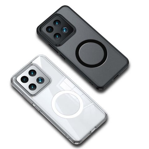 Xiaomi Mi 14 Kılıf Sert PC Arka Yüzey Wireless Şarj Özellikli Patinda Flet Magsafe Kapak
