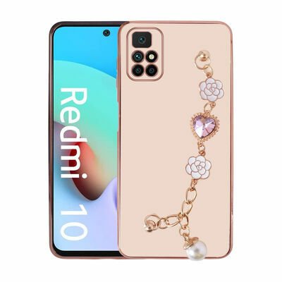 Xiaomi Redmi 10 Kılıf El Tutamaçlı Kamera Korumalı Patinda Taka Silikon Kapak