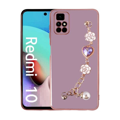 Xiaomi Redmi 10 Kılıf El Tutamaçlı Kamera Korumalı Patinda Taka Silikon Kapak