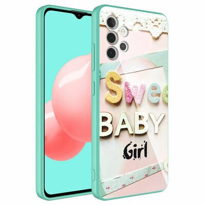 Galaxy A32 4G Kılıf Kamera Korumalı Desenli Sert Silikon Patinda Epoksi Kapak