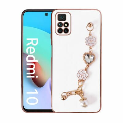Xiaomi Redmi 10 Kılıf El Tutamaçlı Kamera Korumalı Patinda Taka Silikon Kapak