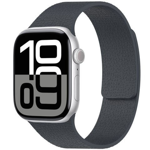 Apple Watch Ultra 49mm Patinda KRD-136 Kabartma Desenli Silikon Kordon