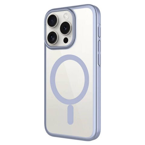 Apple iPhone 15 Pro Max Kılıf Wireless Şarj Özellikli Sert PC Patinda Mat Riksos Magsafe Kapak