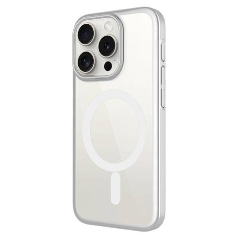 Apple iPhone 15 Pro Max Kılıf Wireless Şarj Özellikli Sert PC Patinda Mat Riksos Magsafe Kapak